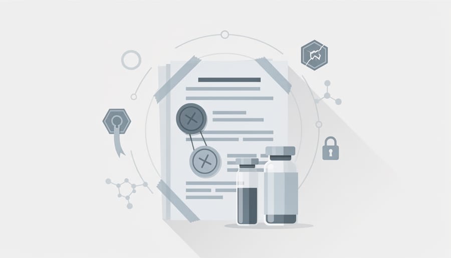 Sealed envelope with tamper-evident seal symbolizing documentation and verification challenges